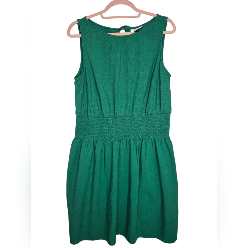 Universal Thread Mini Sundress in green. 